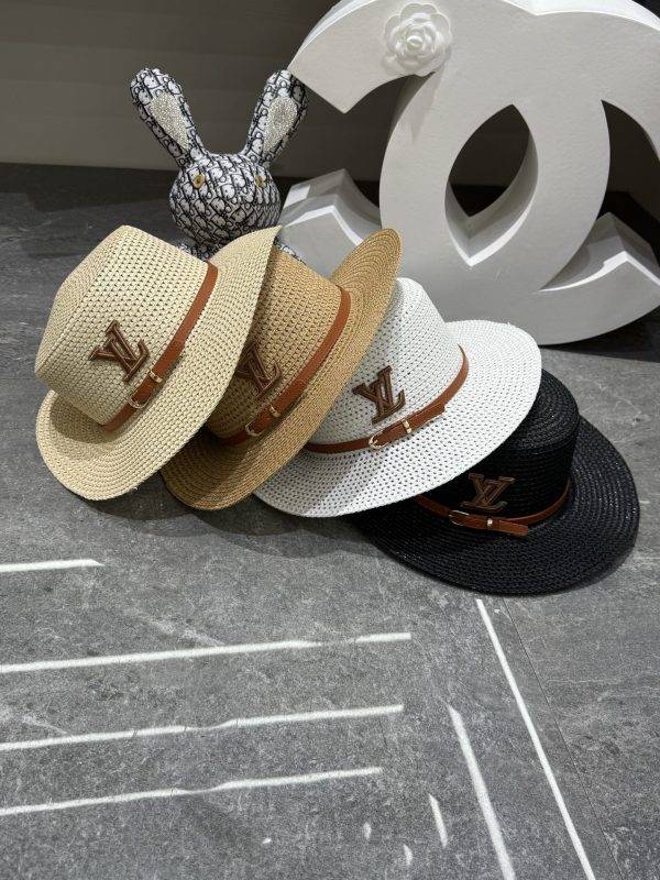 LV Flat-Top Straw Ha