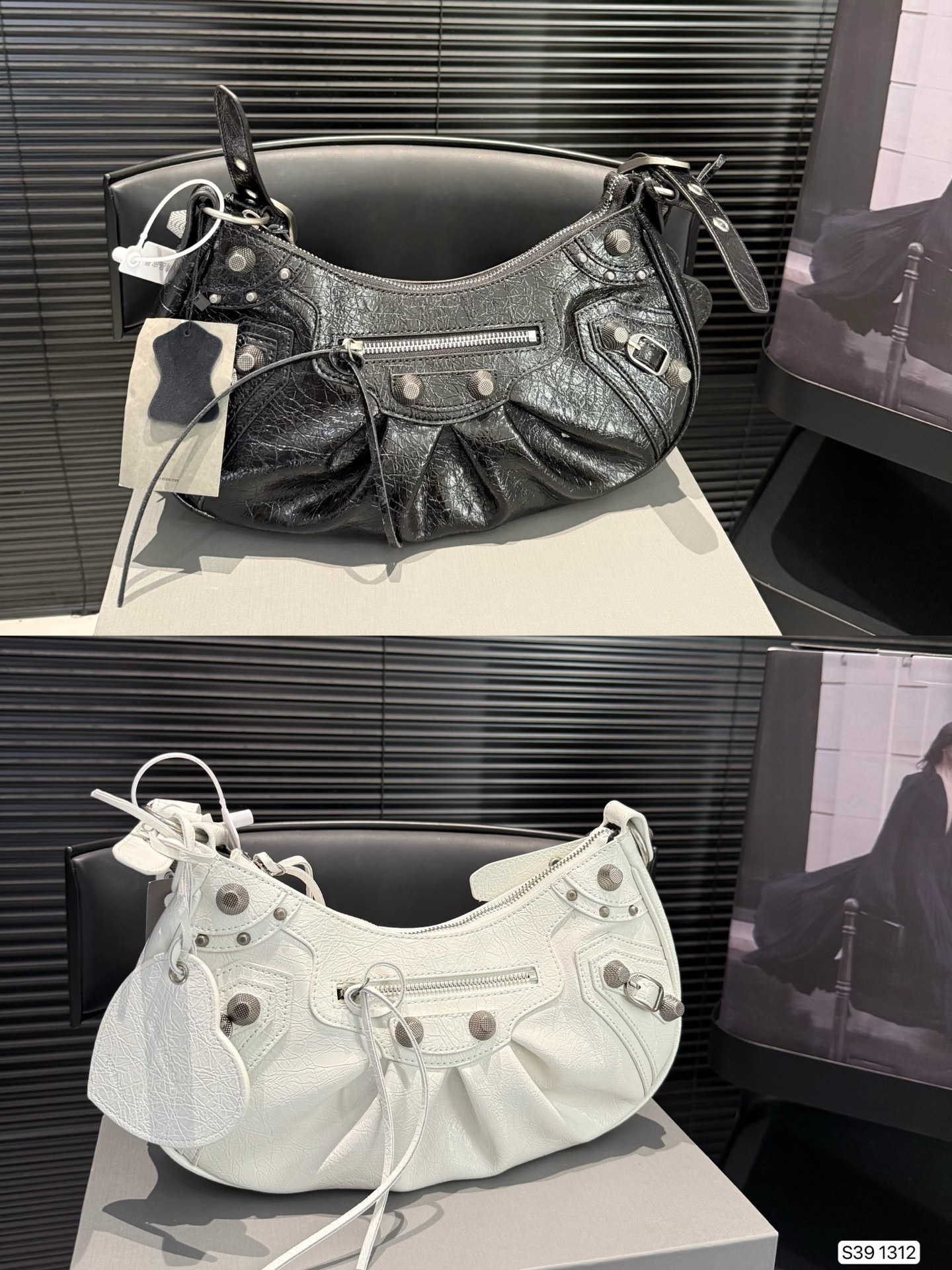Balenciaga Half-Moon Underarm Bag - Image 1