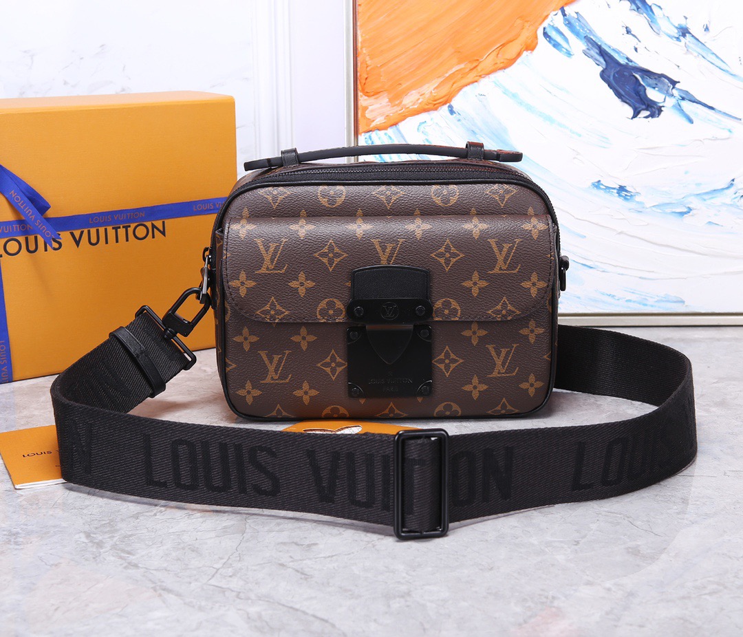 LV S Lock Messenger Bag - Image 4