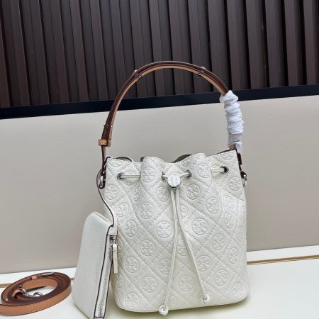 Tory Burch T Monogram Bucket Bag