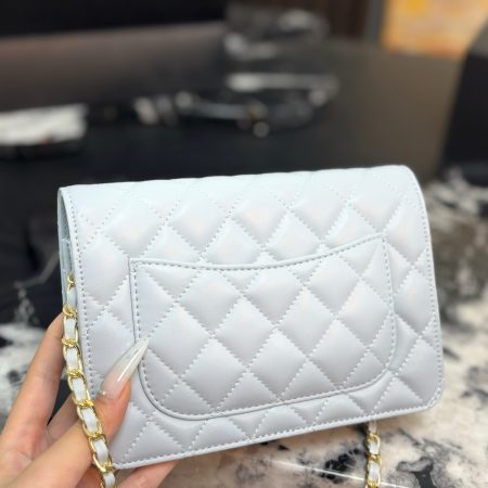 Chanel WOC Badge Chain Clutch - Image 9