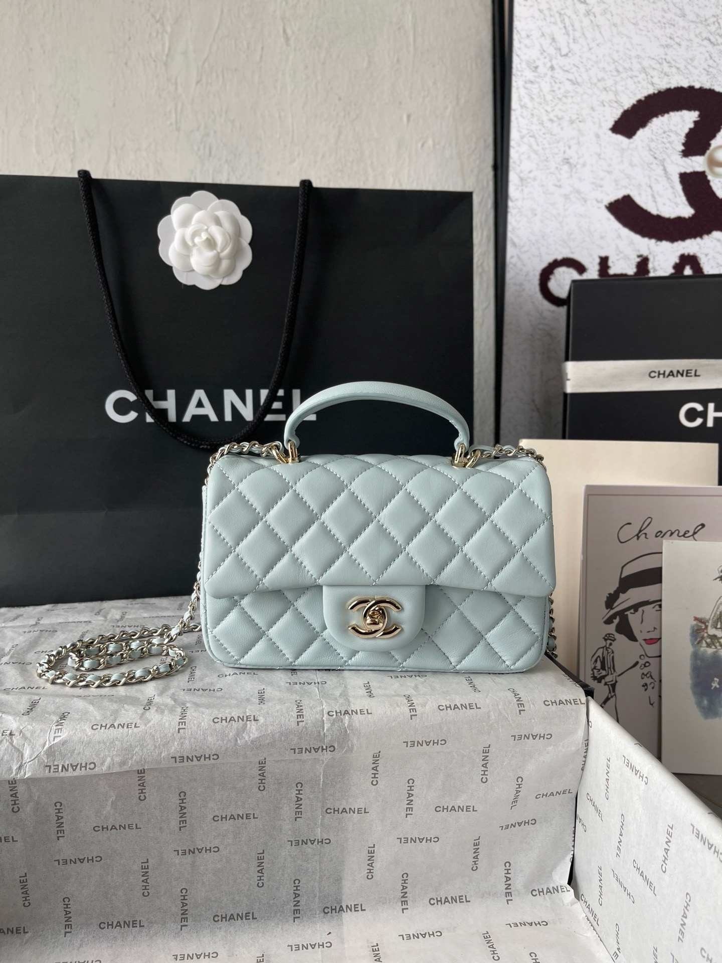 Chanel CF Handbag - Image 13