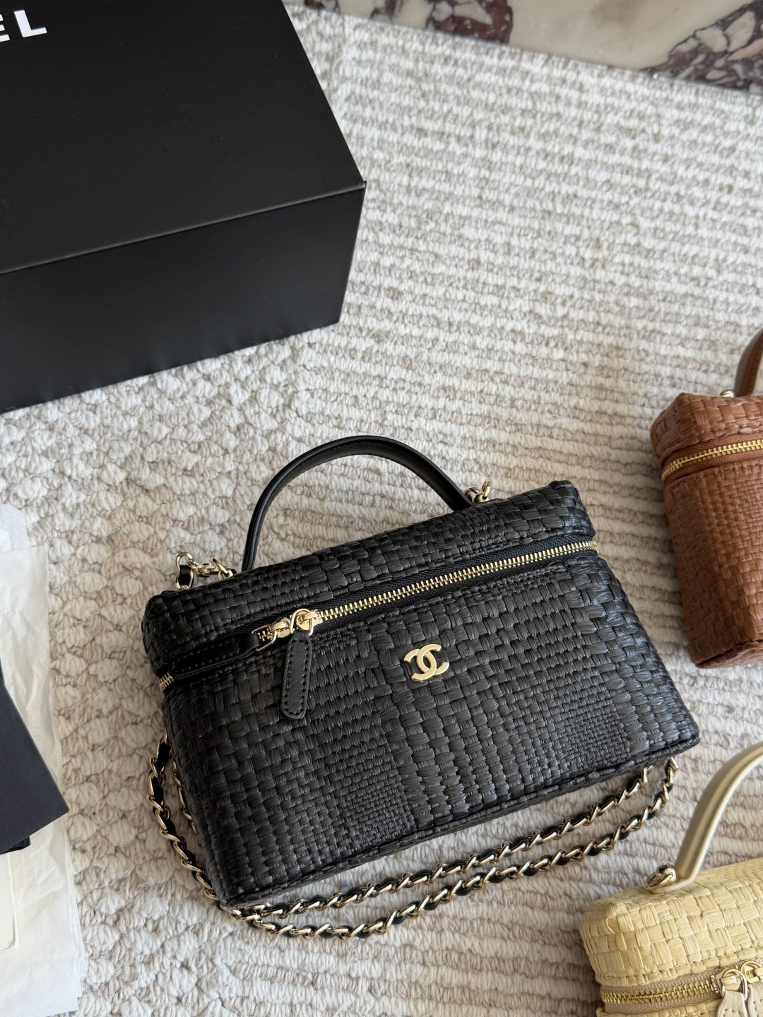 Chanel Classic Vanity With Chain Bag - Image 9