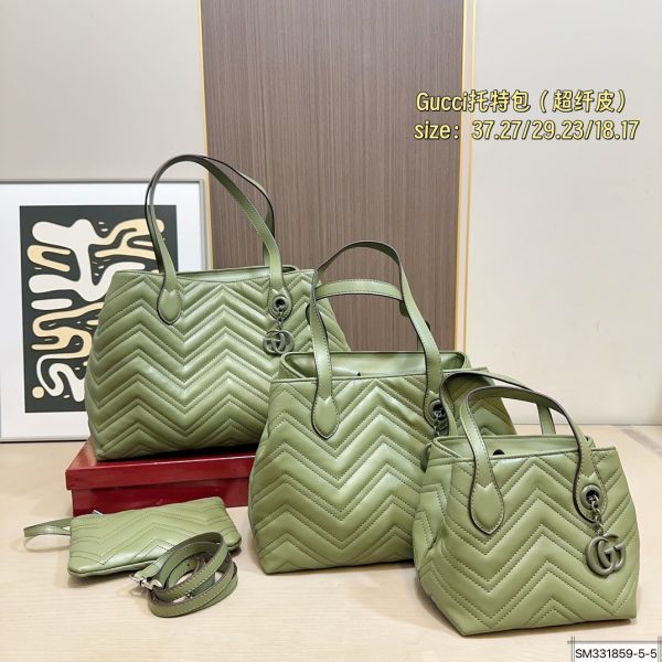 Gucci Gg Marmont Quilted Tote Bag