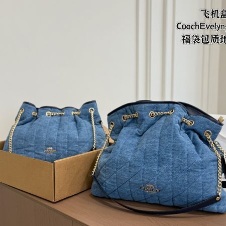 Coach Evelyn Denim Lucky Bag - Image 2