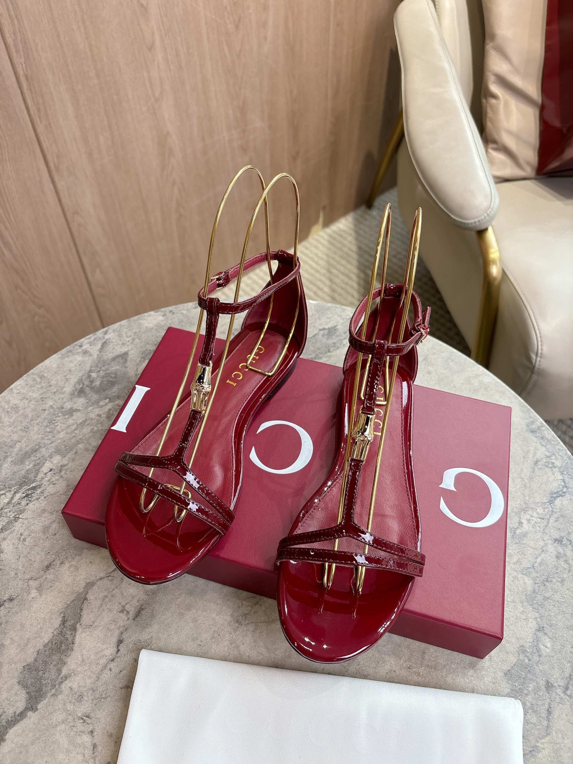 Gucci Bamboo Sandals - Image 1