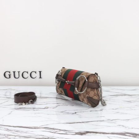 Gucci Horsebit Chain Shoulder Bag - Image 2