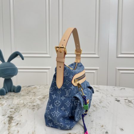 LV Baggy Monogram Denim Bag - Image 2