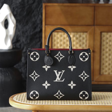 LV OnTheGo MM Bicolor Monogram Empreinte Bag - 10A Mirror Version - Image 1