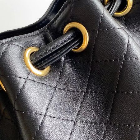 Saint Laurent YSL Cassandre Quilted Buck Bag Black Top Quality - Image 6
