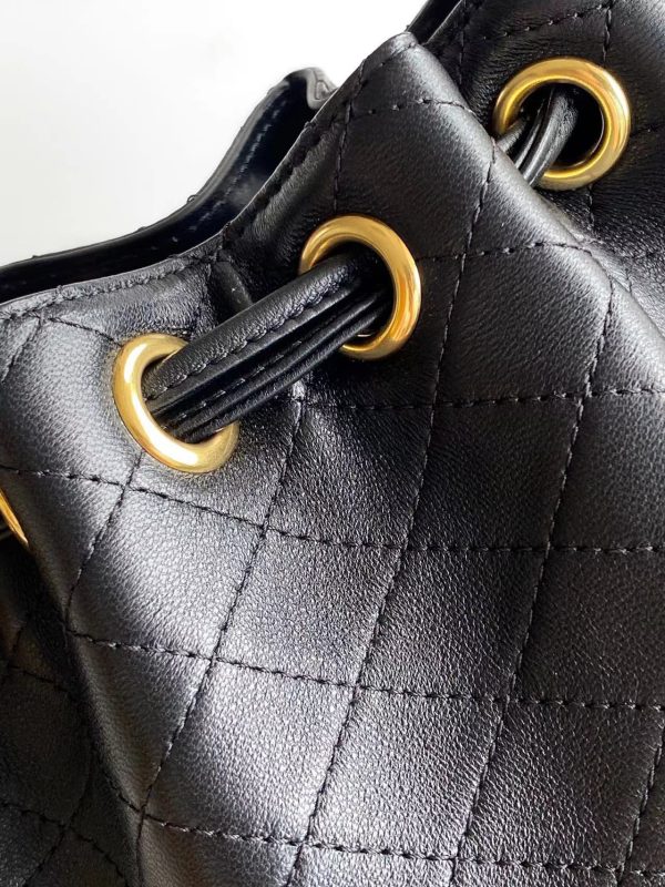 Saint Laurent YSL Cassandre Quilted Buck Bag Black Top Quality
