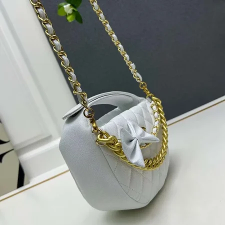 Chanel Pouch on Gold Chain - Image 5
