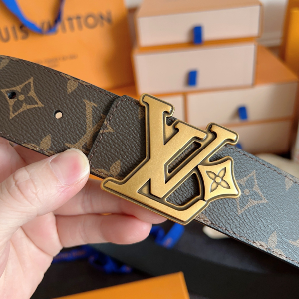 LV Flower 40MM Reversible Belt Men's Belt