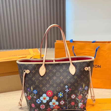 LV x TM Neverfull MM Monogram Bag - Image 2