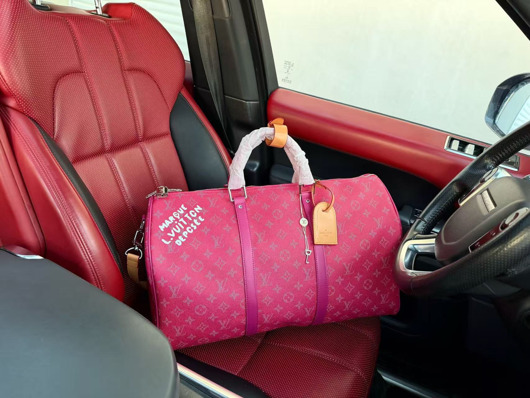 LV Keepall Bandouliere 50 Monogram Heritage - Image 4