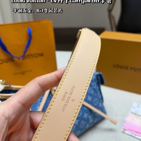 LV Carryall Cargo PM Monogram Denim Bag - Image 8
