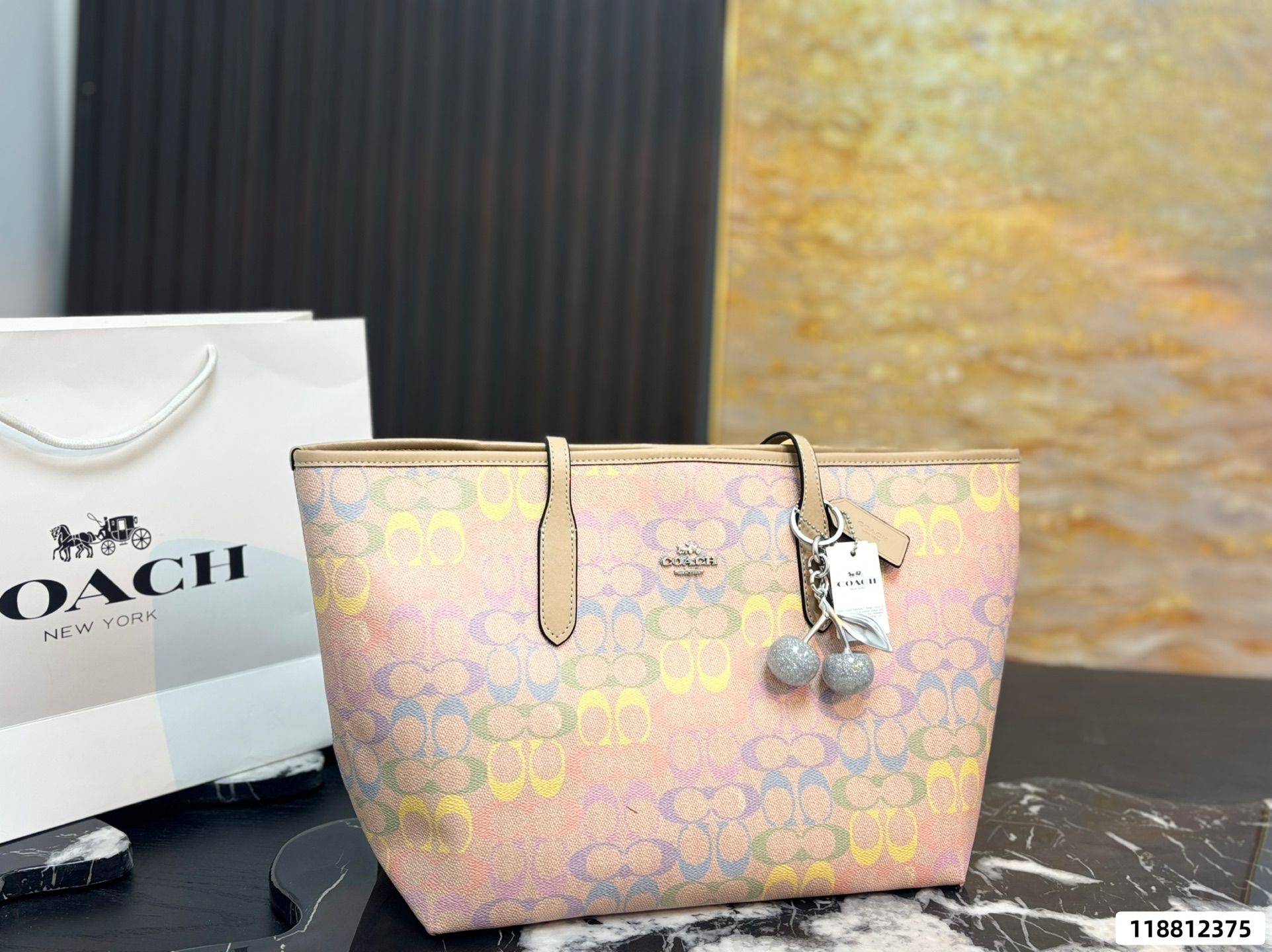 Coach Rainbow Tote Bag - Image 1