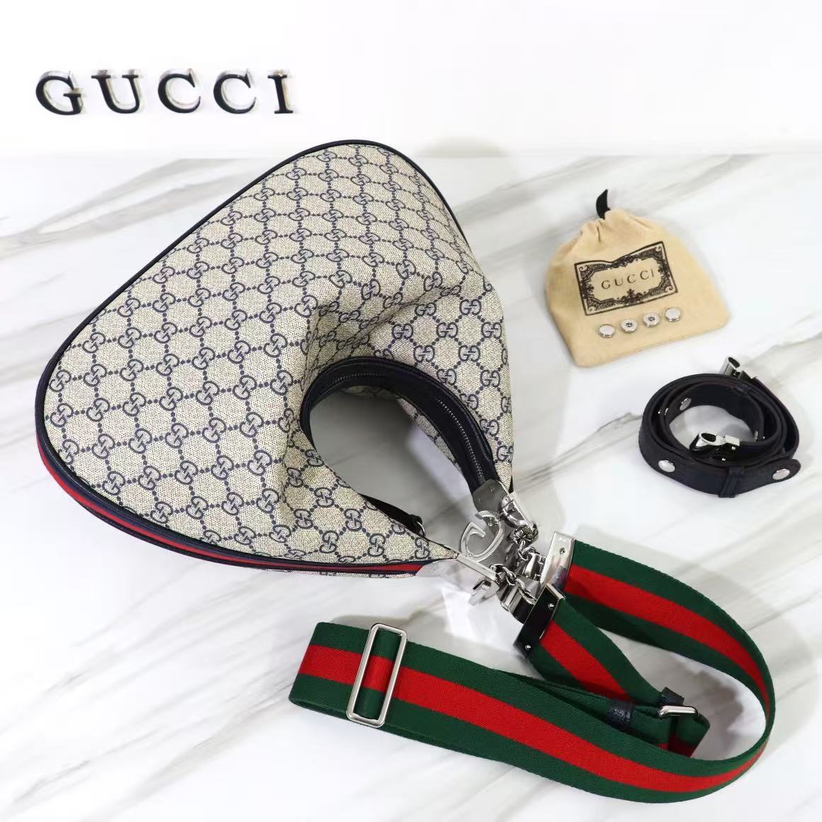 Gucci Attache Large Shoulder Bag - Image 9