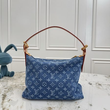 LV Baggy Monogram Denim Bag - Image 3