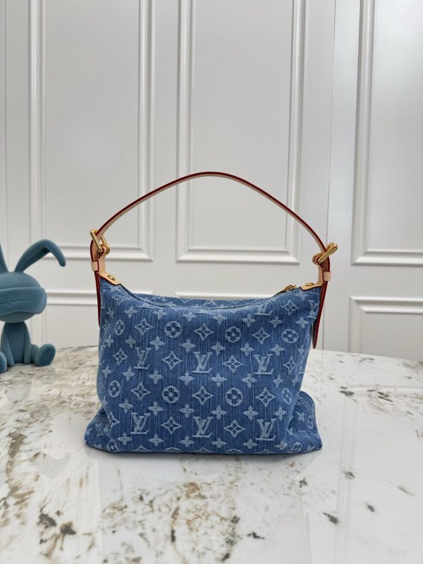 LV Baggy Monogram Denim Bag