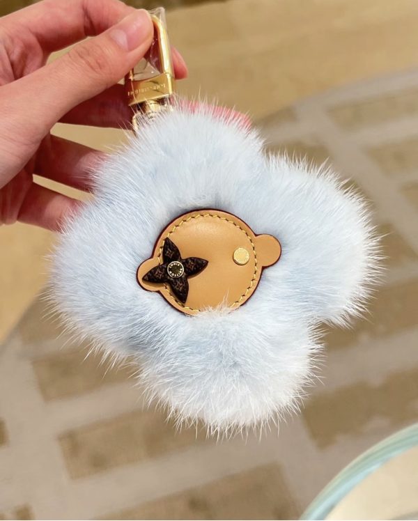 LV Vivienne Shearling Bag Charm