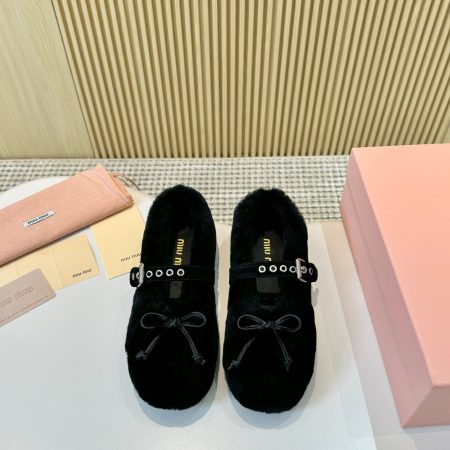Miu Miu Fuzzy Flats - Image 1