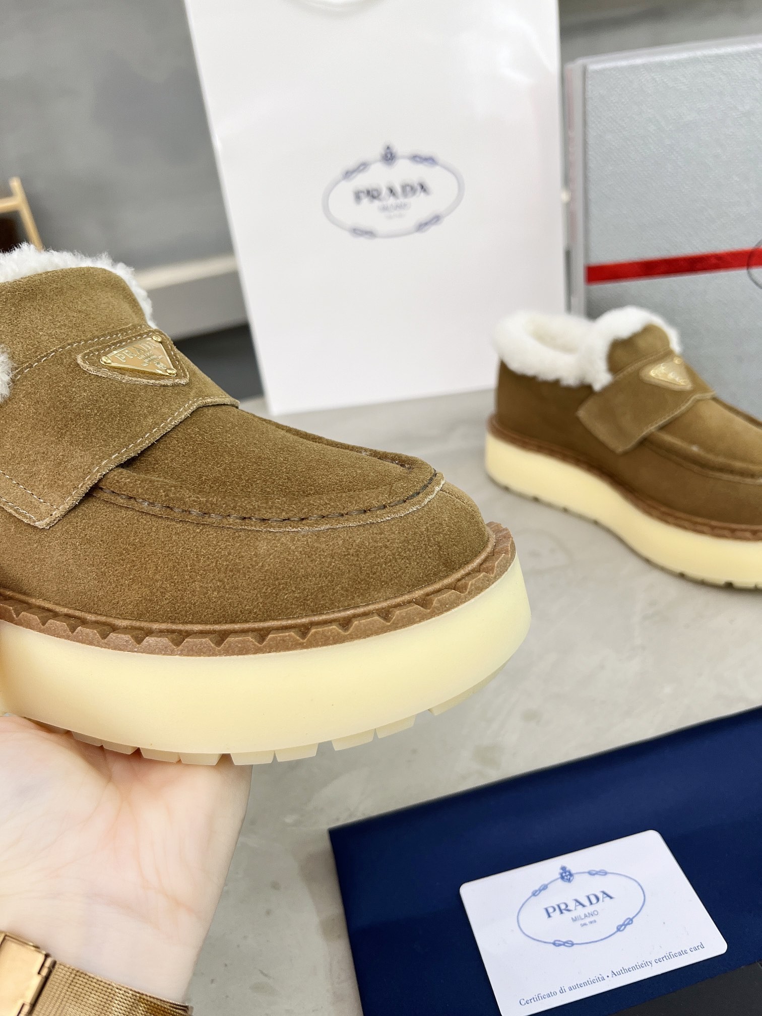 Prada Wool Shoes - Image 5