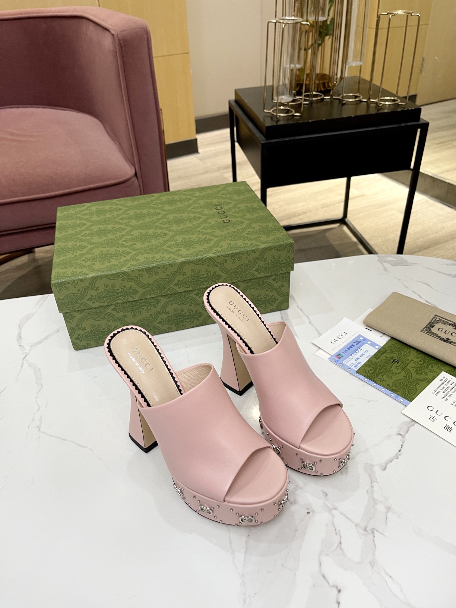 Gucci GG platform mules - Image 4