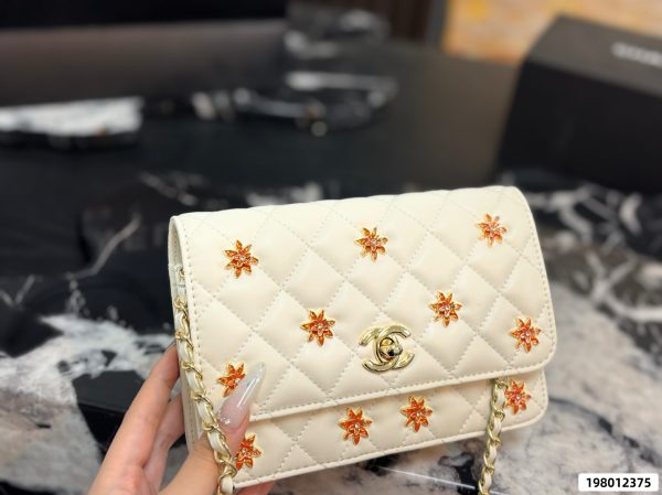 Chanel WOC Badge Chain Clutch