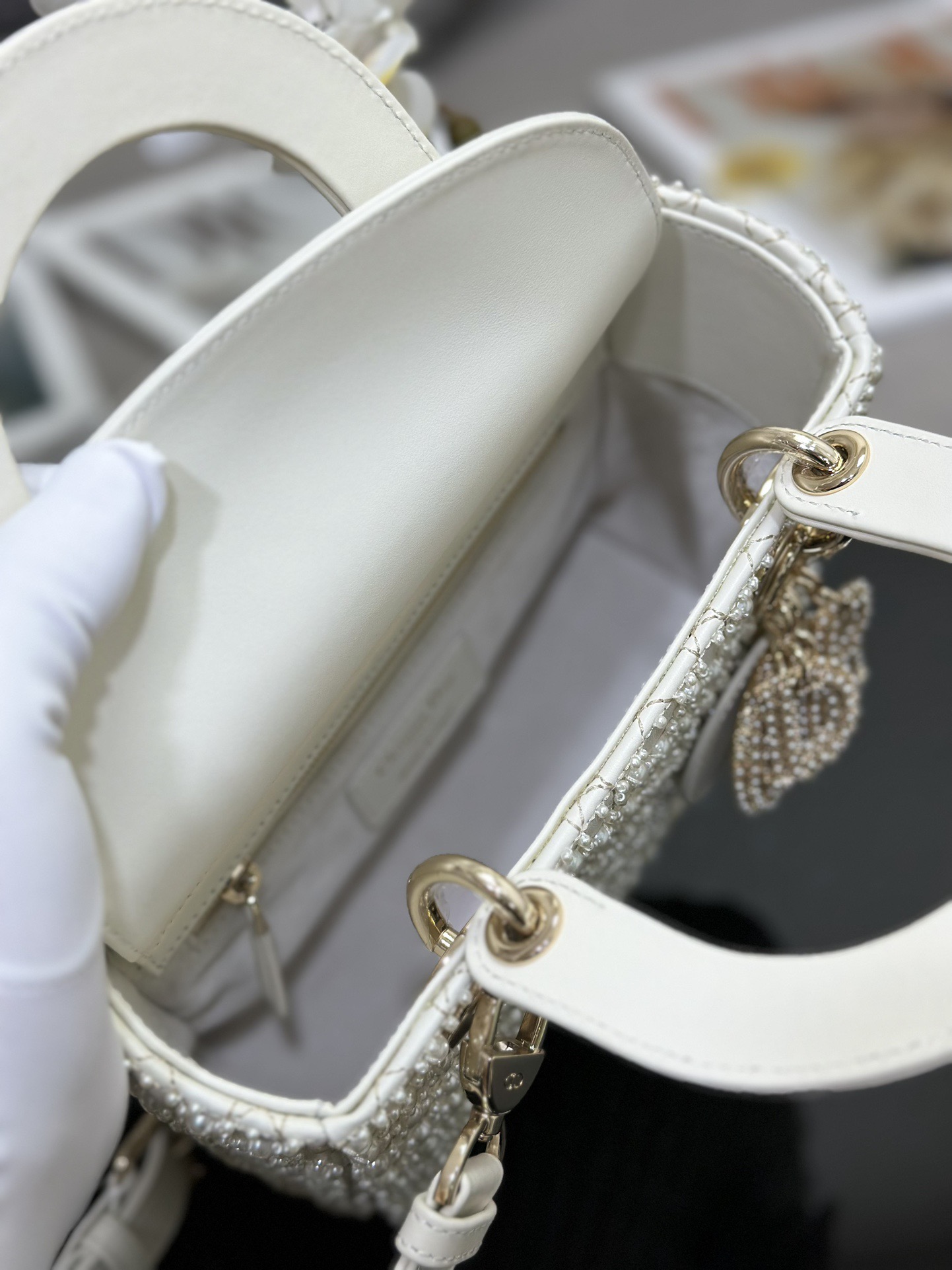 Dior Lady Dior Micro Bag - Top Quality - Image 9