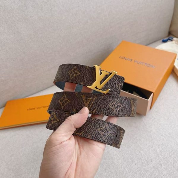 LV Initials 30MM Reversible Belt Men's Belt