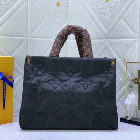 LV Econyl Monogram Pillow OnTheGo Tote Bag Mirror Version