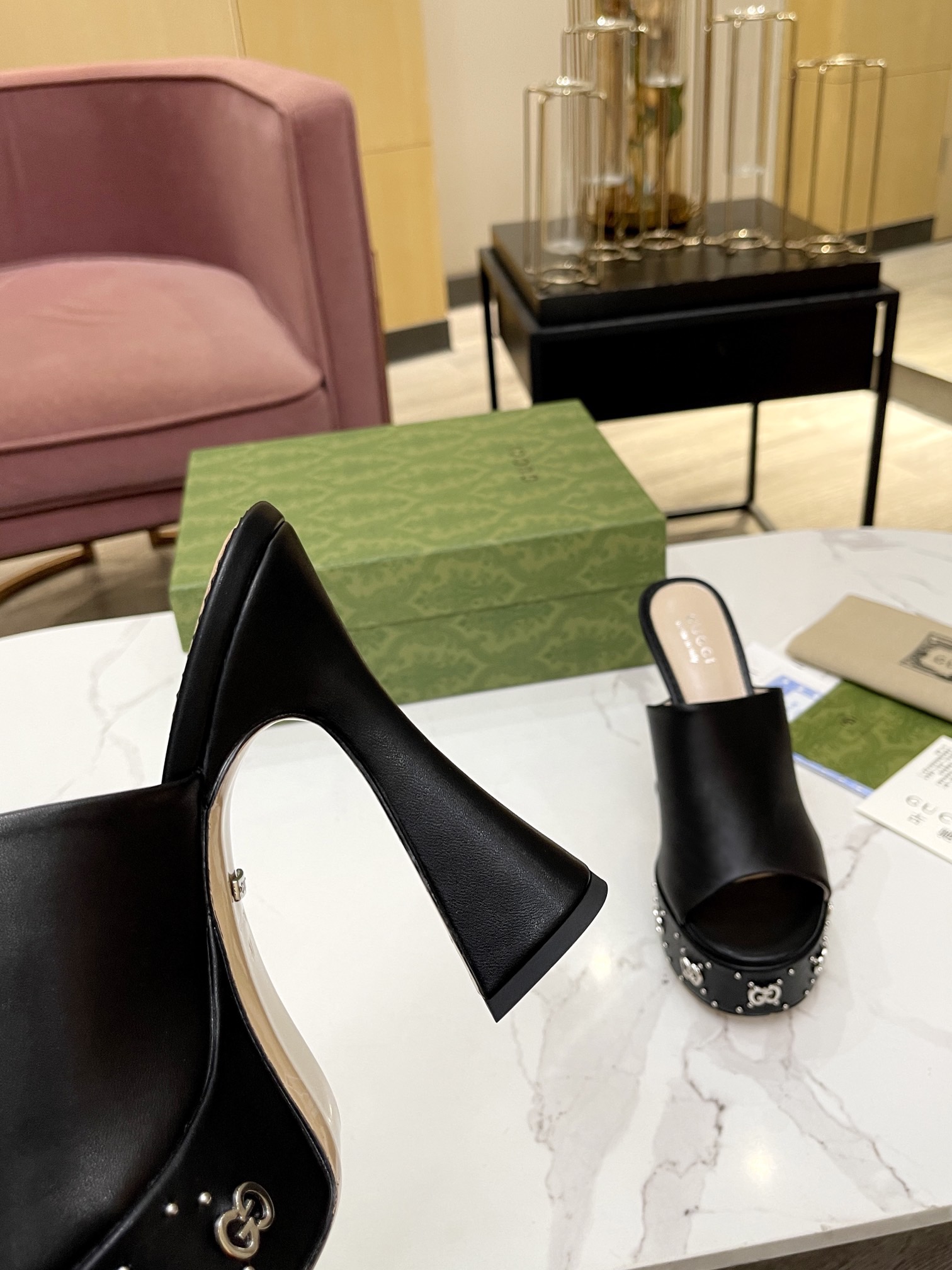 Gucci GG platform mules - Image 11