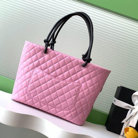 Chanel Cambon Line Matelassé Tote Hand Bag - 10A Mirror Version - Image 4
