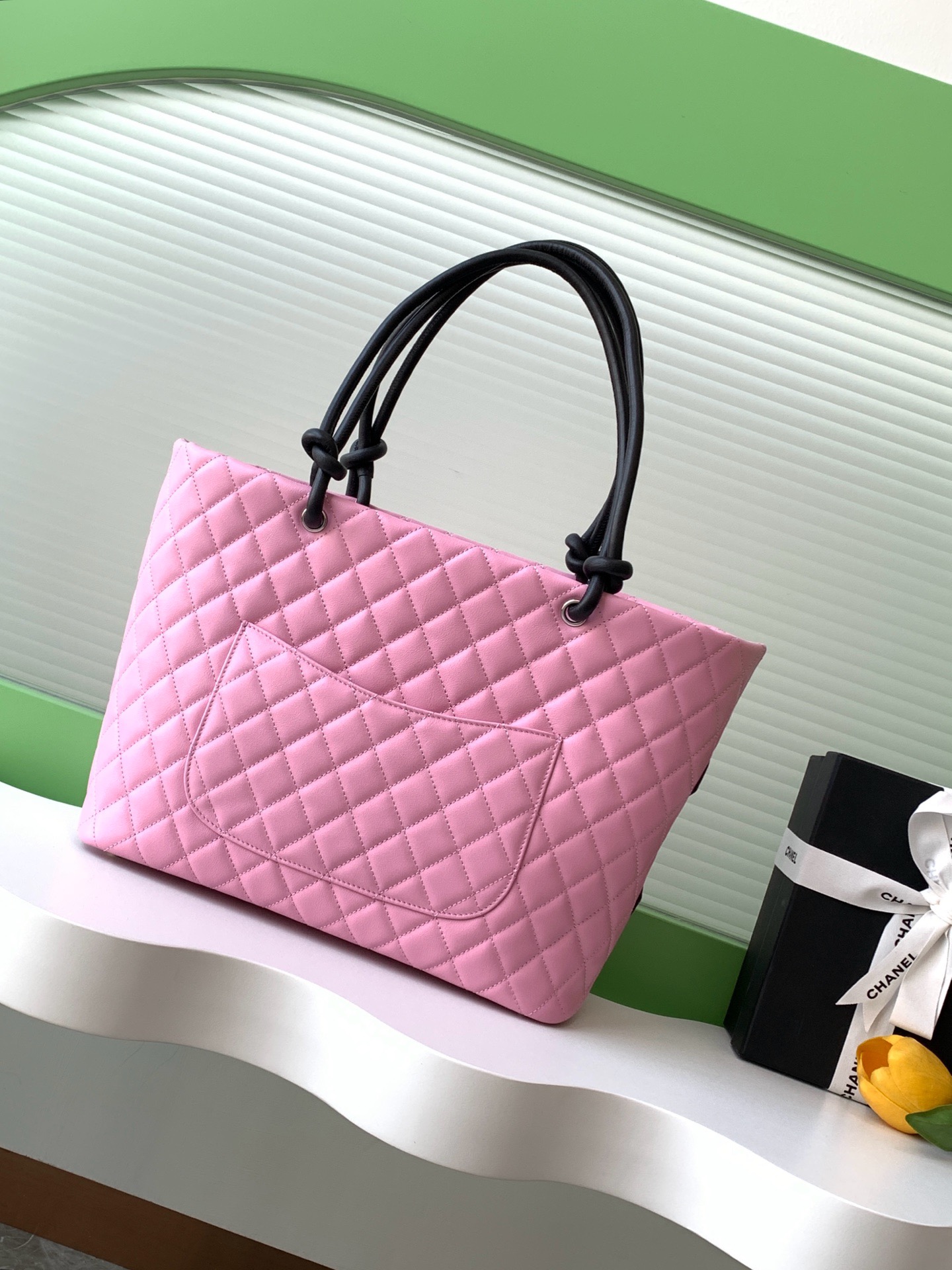 Chanel Cambon Line Matelassé Tote Hand Bag - 10A Mirror Version - Image 4