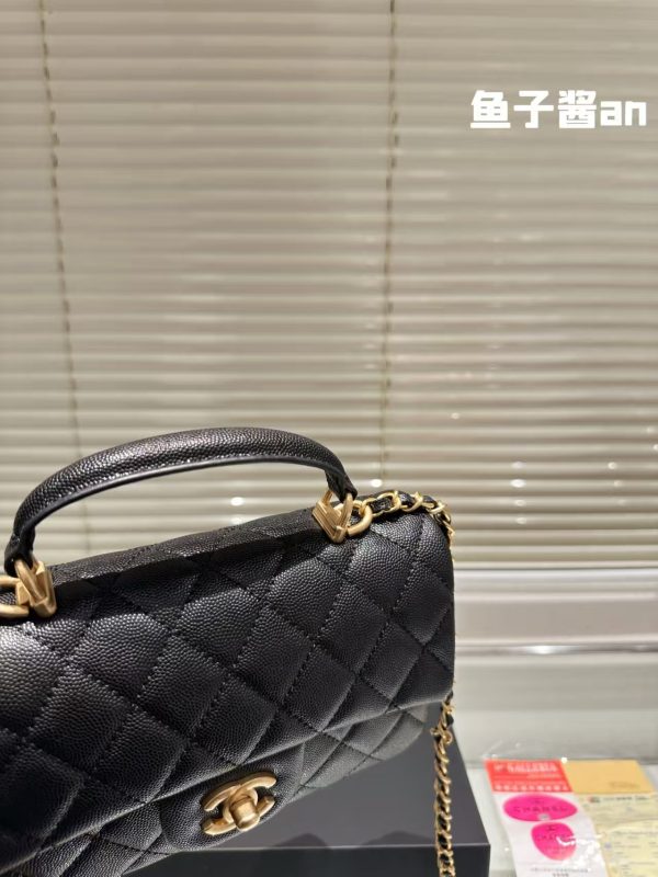 Chanel Double-C CF Top Handle Bag