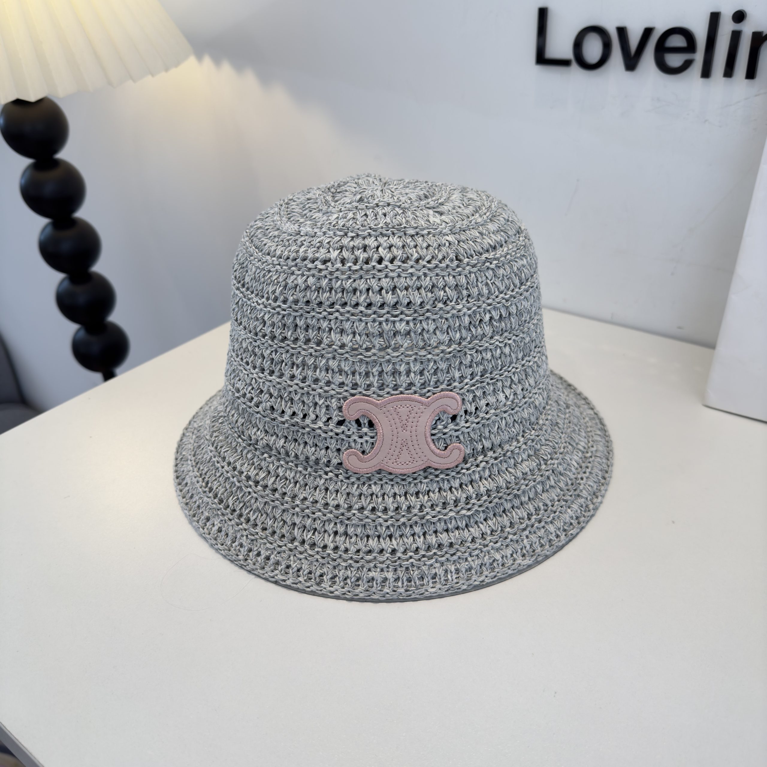 Céline Knitted Boater Hat - Image 3