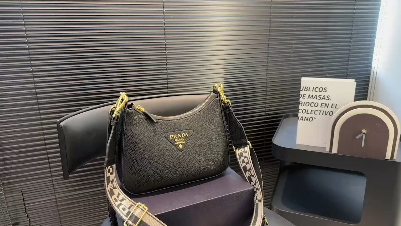 Prada Triangle Logo Shoulder Bag - Image 7