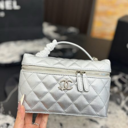 Chanel Vanity with chain Bag - Image 6