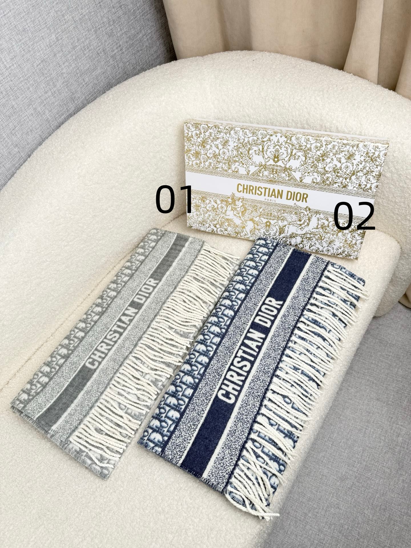 Dior Cashmere Scarf - Image 1