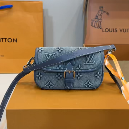 LV Baguette Denim Bag