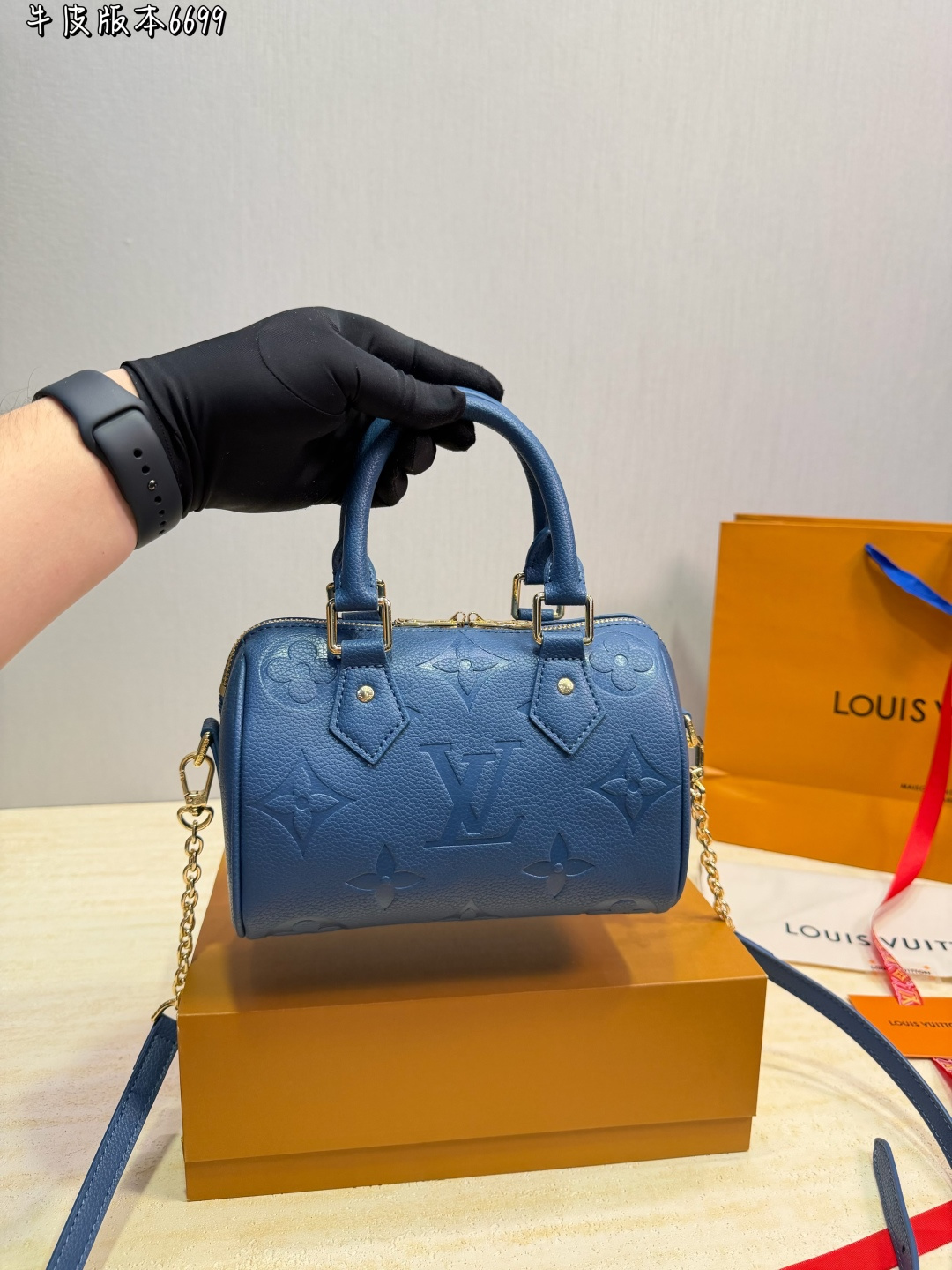 LV Speedy Bandoulière Monogram Empreinte Bag - Image 5