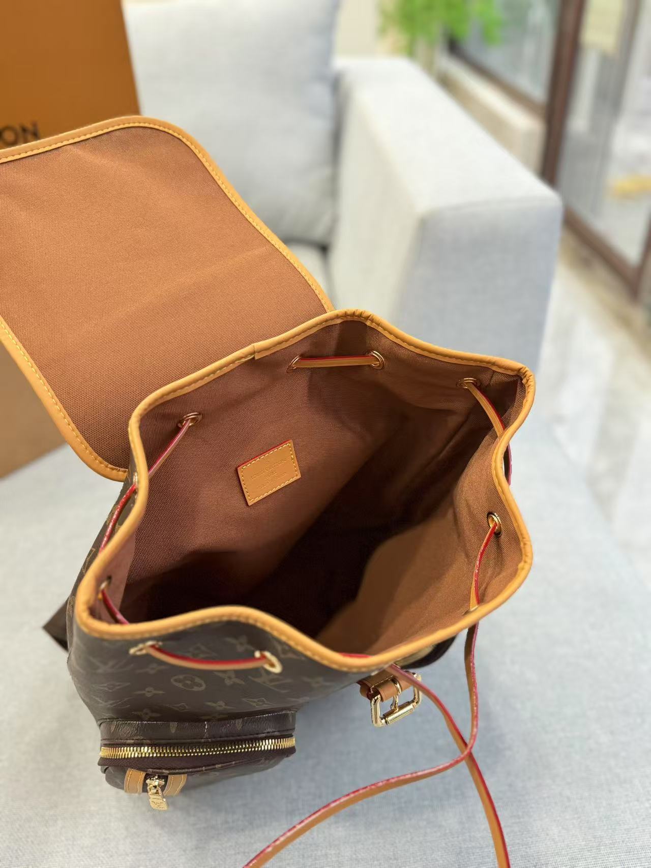 LV Bosphore Monogram Canvas Backpack - Image 3