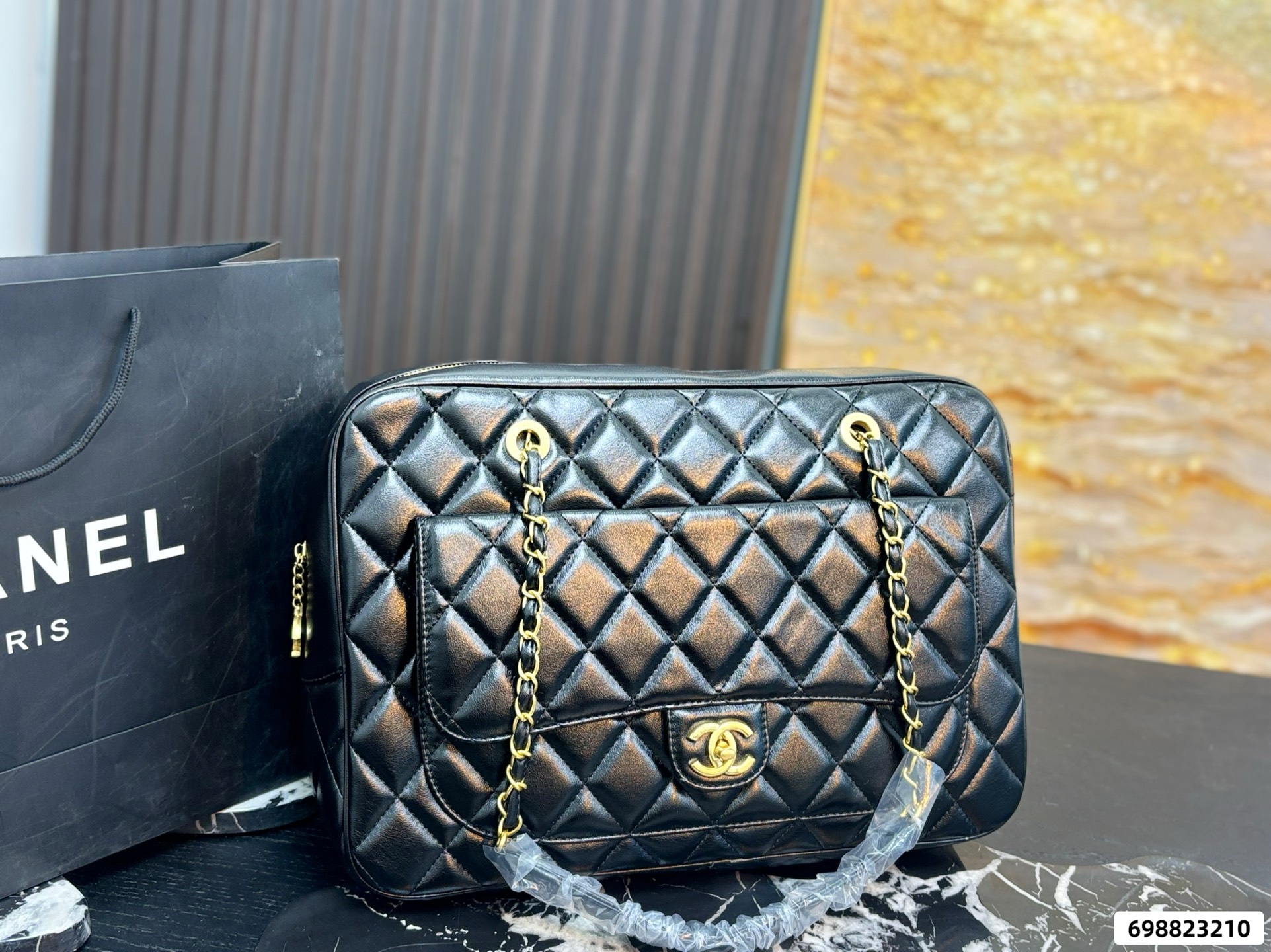 Chanel Chain Tote Bag - Image 2