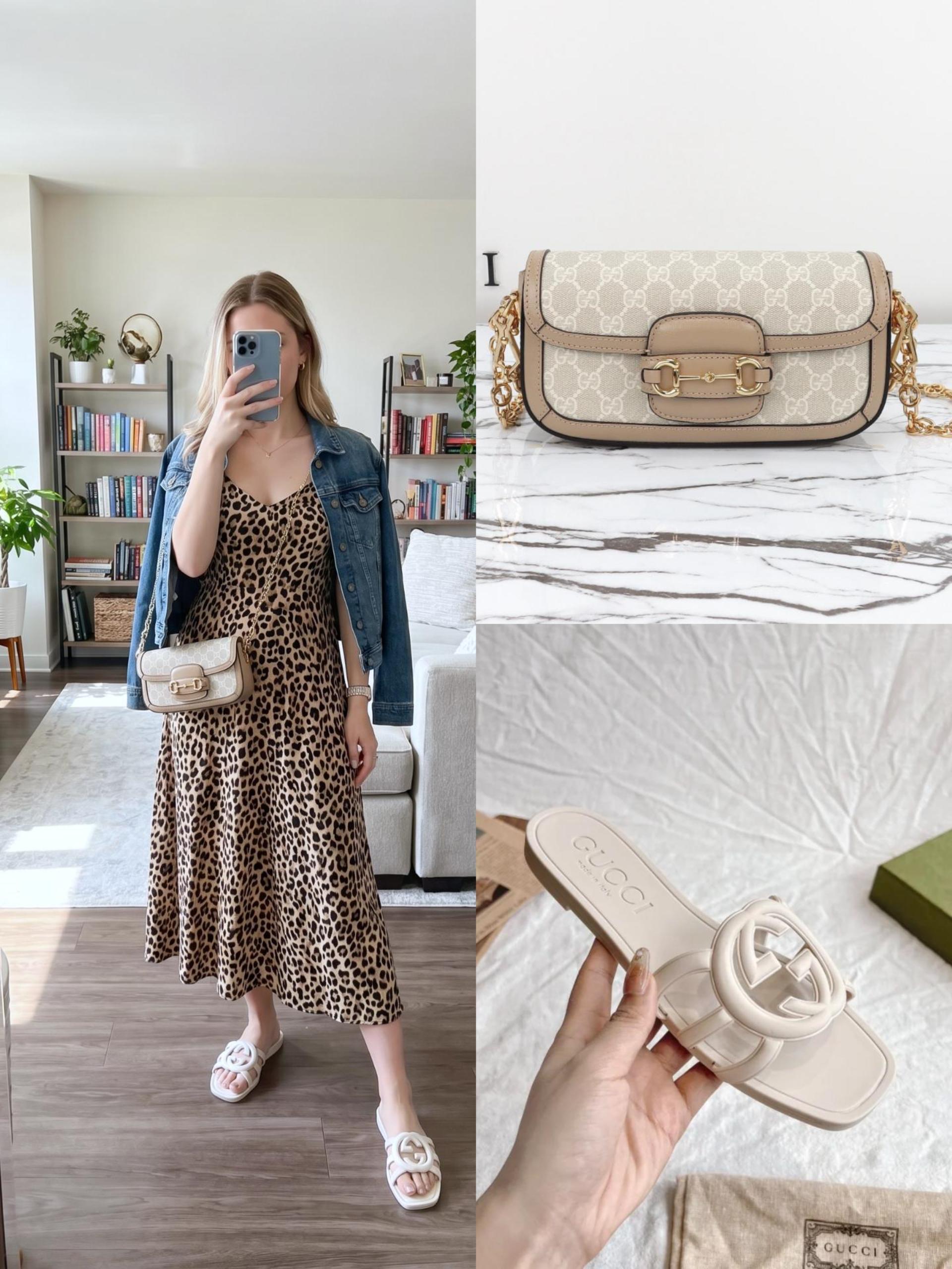 Gucci Shoes & Bag Set - Image 1