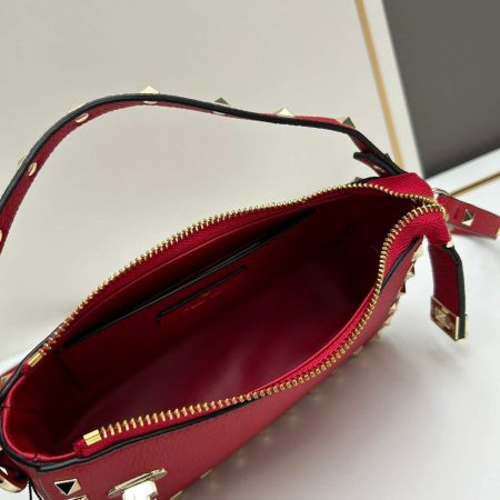 Valentino Garavani Rockstud Shoulder Bag Women Red - Image 8