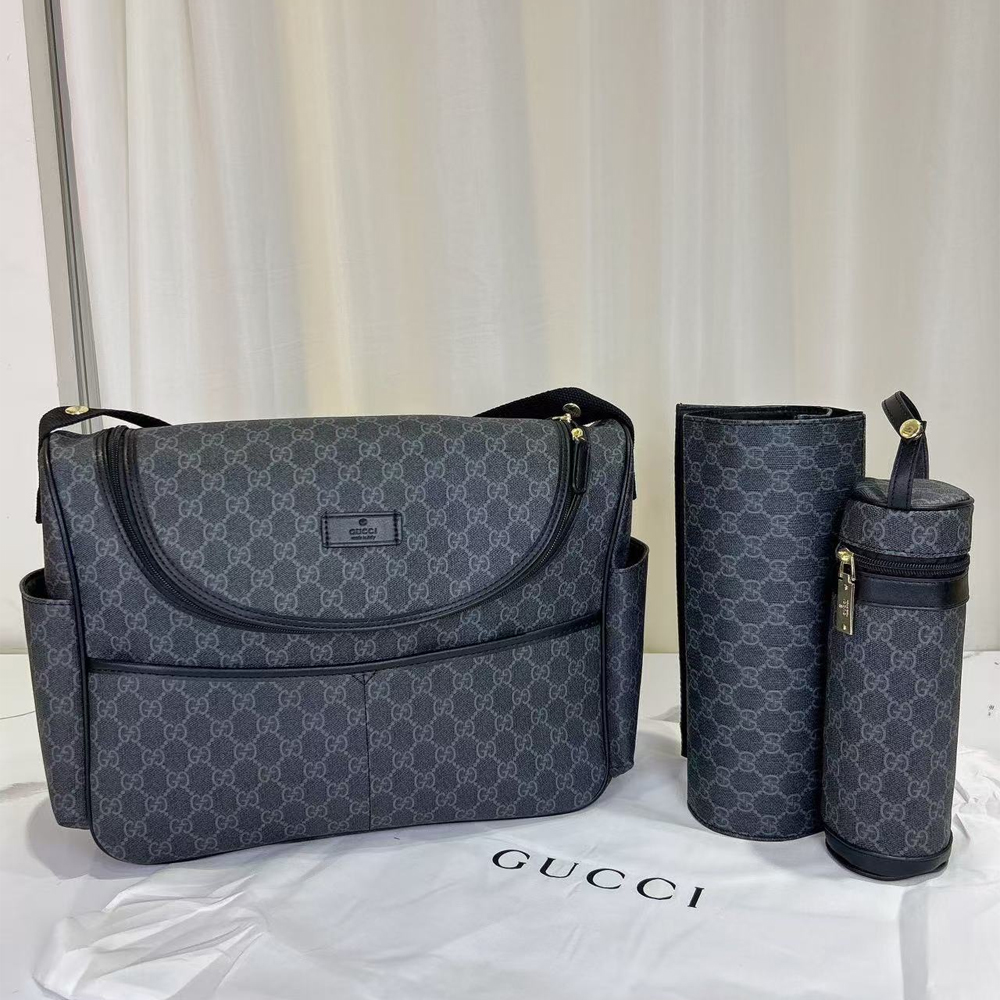Gucci Baby Diaper Bag Black - Image 2