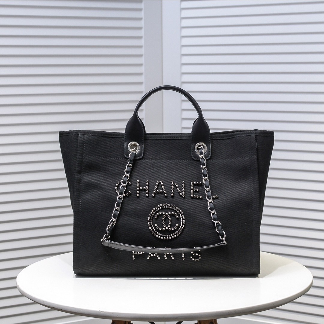 Chanel Pearl Deauville Tote bag - Image 2