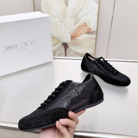Jimmy Choo Sunny F Lace Sneakers - Image 9