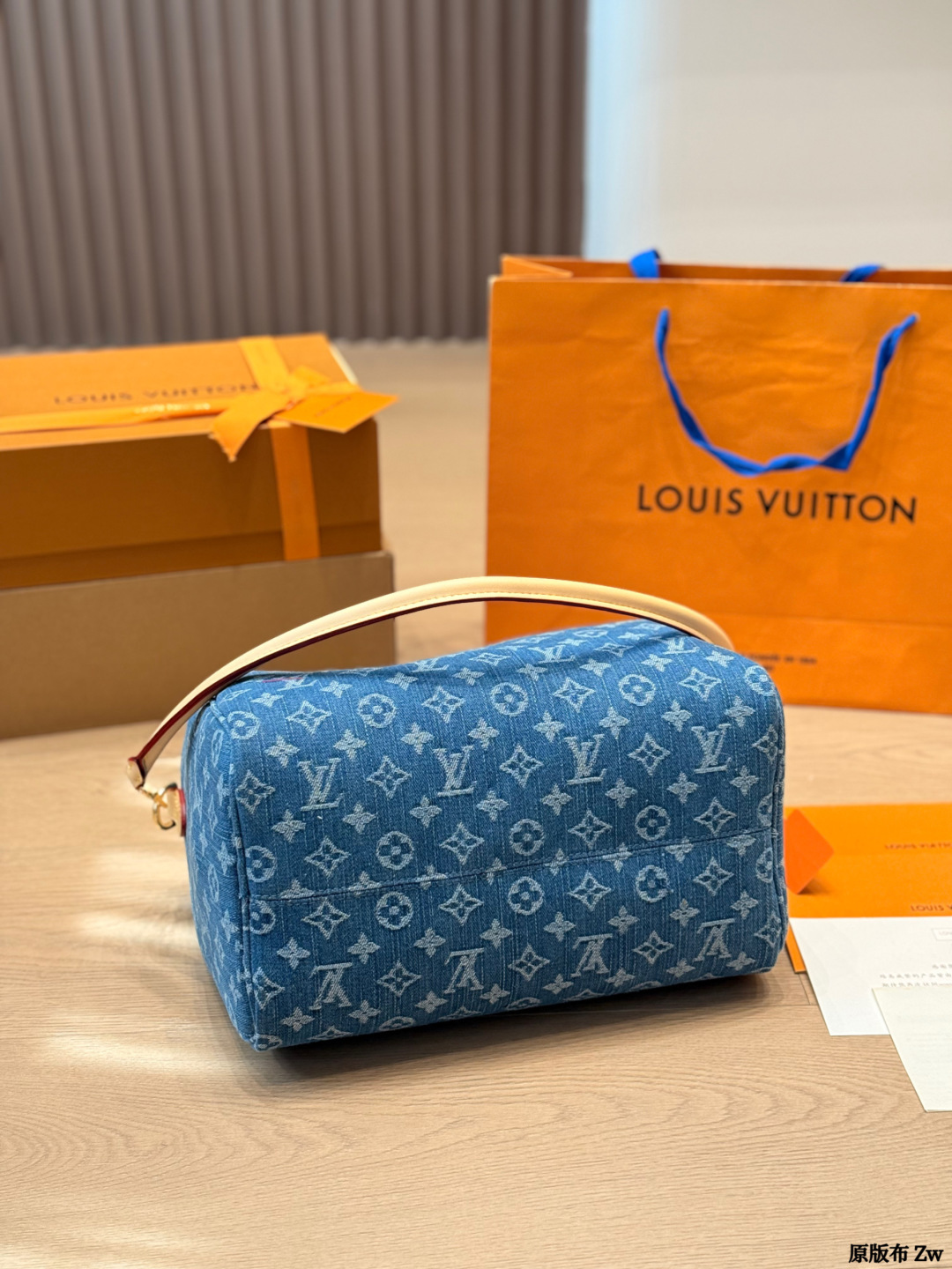 LV Speedy Soft 30 Monogram Denim Bag - Image 10